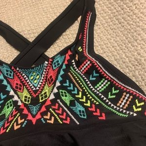 Embroidered Bikini Top